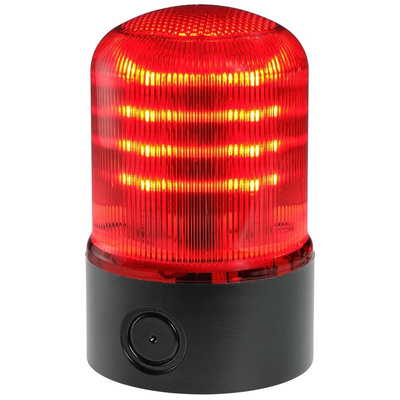 RS PRO Red Multiple Effect Beacon, 12 V ac/dc, 24 V ac/dc, Base Mount, LED Bulb