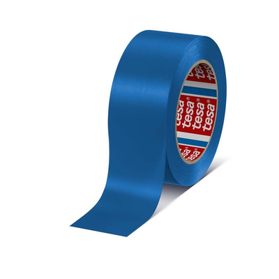 Tesa 4169 Blue PVC 33m Floor Tape, 0.18mm Thickness