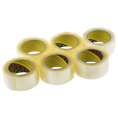 3M Scotch SCOTCH 371 Transparent Packing Tape, 100m x 50mm