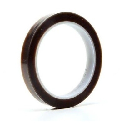 3M 5490 Brown PTFE Tape, 32.9m x 25.4mm x 0.09mm