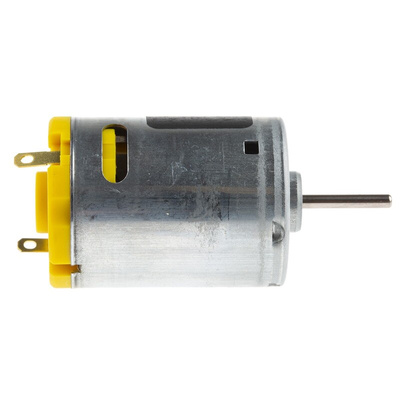 RS PRO Geared DC Motor, 24.6 W, 3 → 7.2 V dc, 107.3 gcm, 22356 rpm, 2.3mm Shaft Diameter