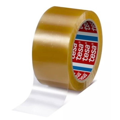 Tesa 60400 Transparent Packing Tape, 66m x 50mm
