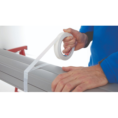 Tesa 4224 White Strapping Tape, 66m x 15mm