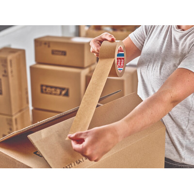 Tesa 4313 Brown Packing Tape, 500m x 50mm