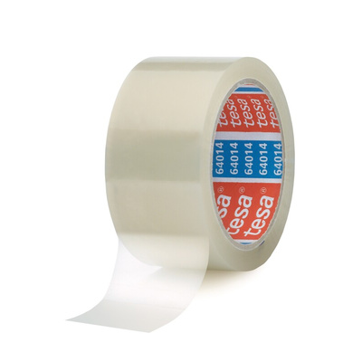 Tesa 64014 Transparent Packing Tape, 66m x 50mm
