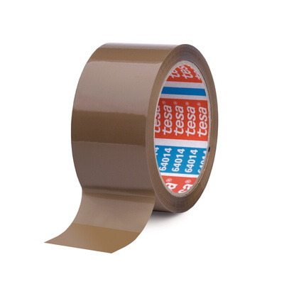 Tesa 64014 Brown Packing Tape, 66m x 50mm