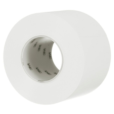 3M 971 White Vinyl 32.9m Floor Tape, 0.43mm Thickness