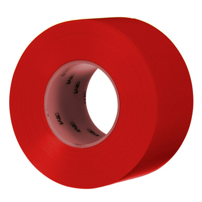 3M 971 Red Vinyl 32.9m Floor Tape, 0.43mm Thickness