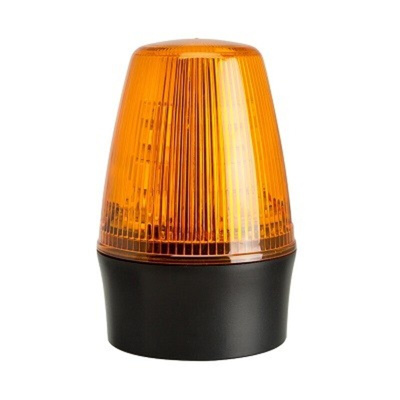 RS PRO Amber Flashing Beacon, 85 → 280 V ac, Surface Mount, Wall Mount, LED Bulb, IP65