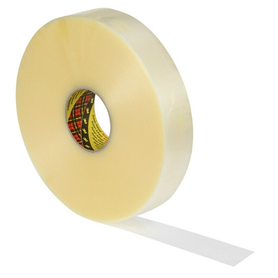 3M Scotch 3739 7100146490 Transparent Packing Tape, 990m x 50mm