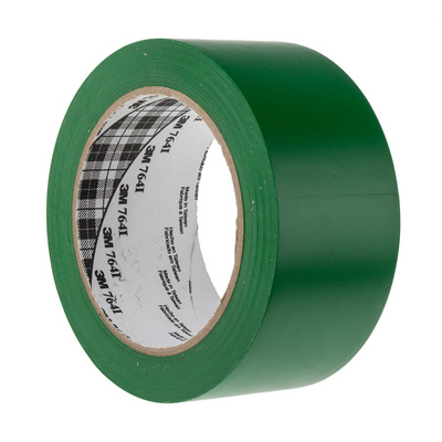 3M Scotch 764 Green Vinyl 33m Lane Marking Tape, 0.13mm Thickness