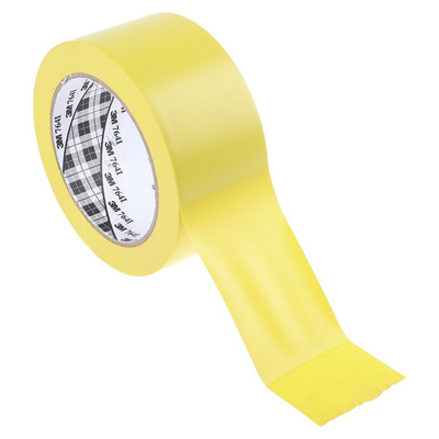3M Scotch 764 Yellow Vinyl 33m Lane Marking Tape, 0.13mm Thickness
