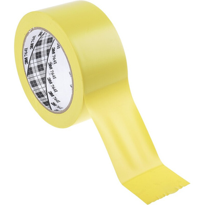 3M Scotch 764 Yellow Vinyl 33m Lane Marking Tape, 0.13mm Thickness