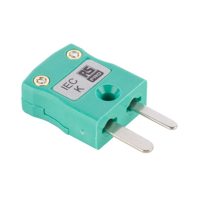 RS PRO In-Line Thermocouple Connector for Use with Type K Thermocouple, Miniature Size, 4mm Probe, IEC Standard