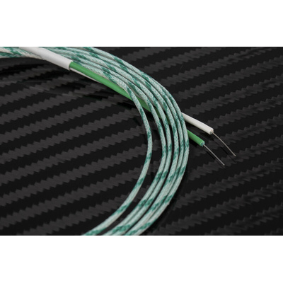 RS PRO Type K Thermocouple 2m Length, 0.3mm Diameter → +600°C