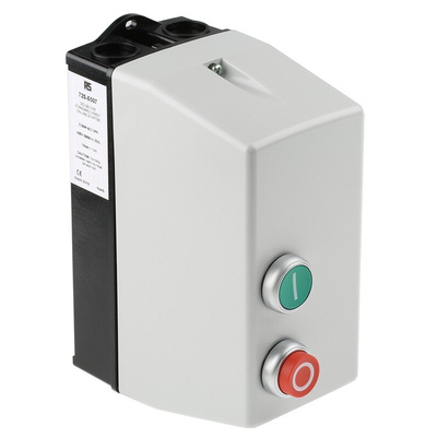 RS PRO DOL Starter, DOL, 5.5 kW, 400 V ac, 3 Phase, IP65