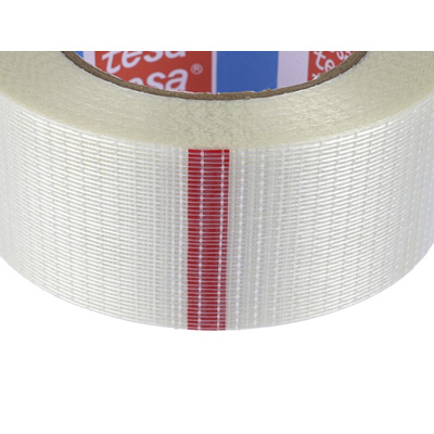 Tesa 4591 Transparent Strapping Tape, 50m x 50mm