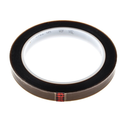 3M 60 Black PTFE Tape, 33m x 12mm x 0.10mm