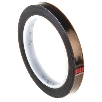 3M 60 Black PTFE Tape, 33m x 12mm x 0.10mm