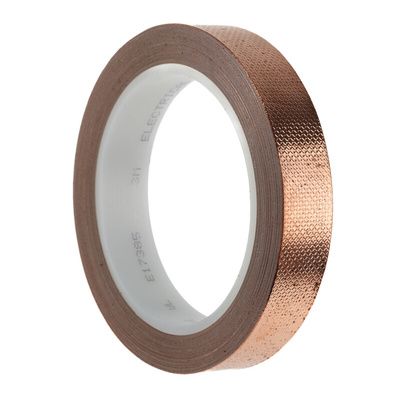 3M 1245 Conductive Metallic Tape, 19mm x 16m