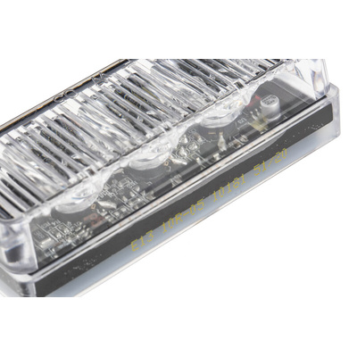 RS PRO Red Flashing Light Module, 12 V dc, 24 V dc, Surface Mount, Wall Mount, LED Bulb, IP67