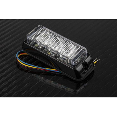 RS PRO Red Flashing Light Module, 12 V dc, 24 V dc, Surface Mount, Wall Mount, LED Bulb, IP67