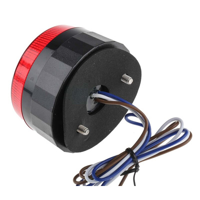 RS PRO Red Flashing Beacon, 110 → 230 V ac, Screw Mount, LED Bulb, IP67