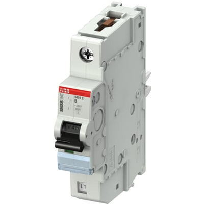 ABB SMISSLINE TP S400E MCB, 1P, 16A Curve B, 230V AC, 6 kA Breaking Capacity