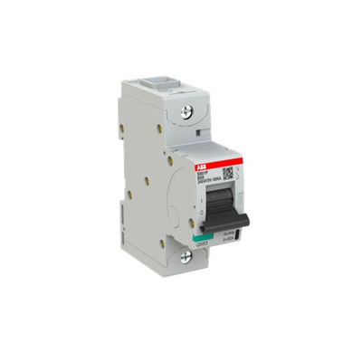 ABB High Performance S800N MCB, 1P, 80A Curve B, 400V AC, 36 kA Breaking Capacity