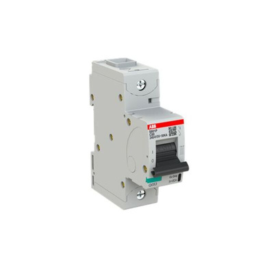 ABB High Performance S800N MCB, 1P, 80A Curve C, 400V AC, 36 kA Breaking Capacity