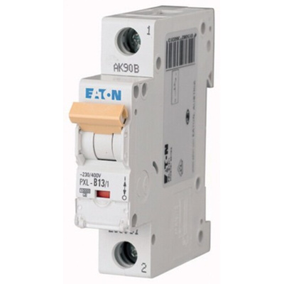 Eaton xPole PXL, S200 MCB, 1P, 13A Curve B, 400V AC, 48V DC, 10 kA Breaking Capacity