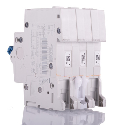 Allen Bradley 1492 1492-SPM MCB, 3P, 4A Curve B, 277V AC, 10 kA Breaking Capacity