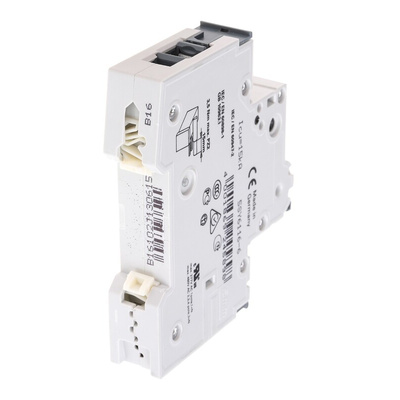 Siemens Sentron 5SY6 MCB, 1P, 16A Curve B, 230V AC, 6 kA Breaking Capacity