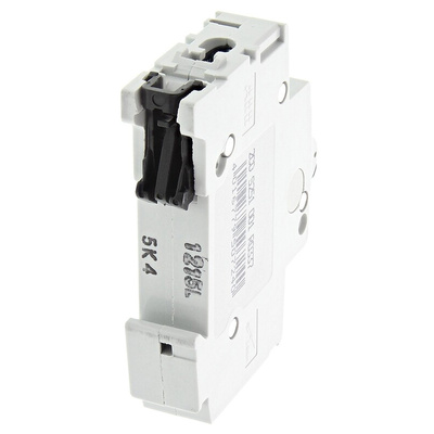 ABB System Pro M Compact S200 MCB, 1P, 4A Curve K, 253V AC, 72V DC, 6 kA Breaking Capacity