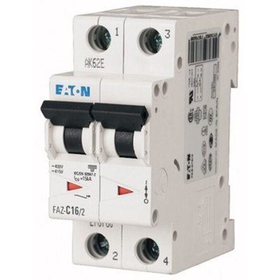 Eaton xEffect MCB, 2P, 3A Curve S, 230V AC, 10 kA Breaking Capacity