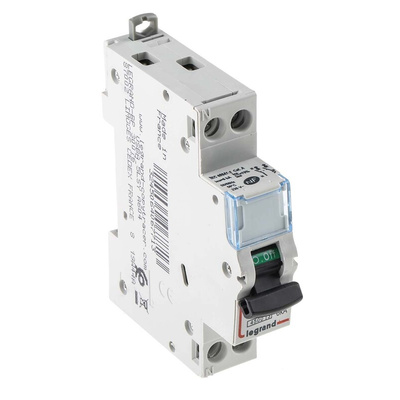 Legrand DX Range DNX3 MCB, 2A Curve C, 4.5 kA Breaking Capacity