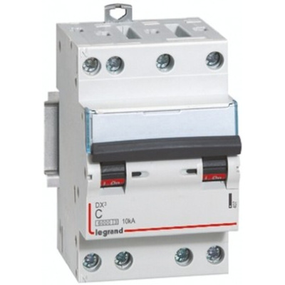Legrand DX Range DX3 MCB, 4P, 16A Curve C, 10 kA Breaking Capacity
