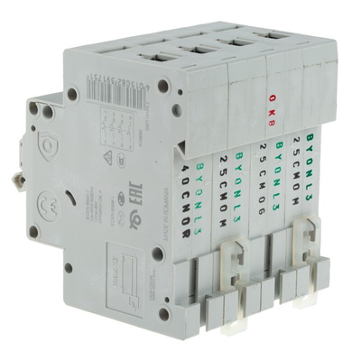 Eaton xEffect MCB, 3P, 25A Curve C, 230 → 400V AC, 6 kA Breaking Capacity