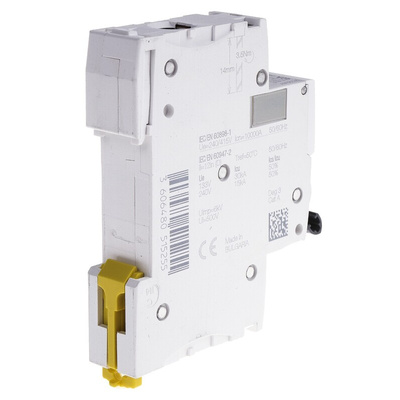 Schneider Electric Acti 9 iC60H MCB, 1P, 40A Curve D, 100 → 133V AC, 72V DC, 10 kA Breaking Capacity