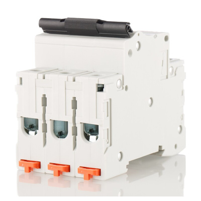 Lovato ModuLo P1MB MCB, 3P, 4A Curve D, 230V AC, 10 kA Breaking Capacity