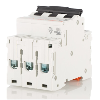 Lovato ModuLo P1MB MCB, 3P, 4A Curve D, 230V AC, 10 kA Breaking Capacity