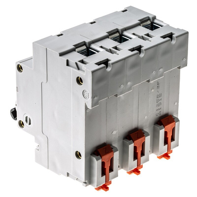 Lovato ModuLo P2MB MCB, 3P, 125A Curve C, 230V AC, 60V DC, 10 kA Breaking Capacity