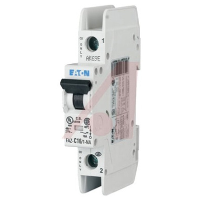 Eaton xEffect MCB, 1P, 1.5A Curve D, 240V AC, 48V DC, 10 kA Breaking Capacity