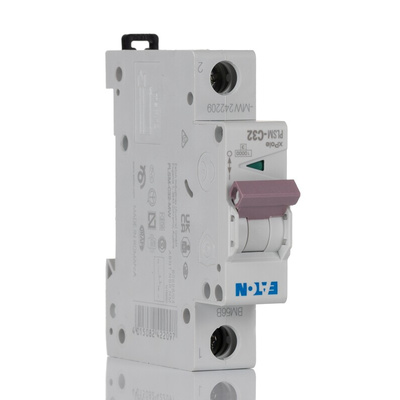 Eaton xPole MCB, 1P, 32A Curve C, 230V AC, 48V DC, 10 kA Breaking Capacity