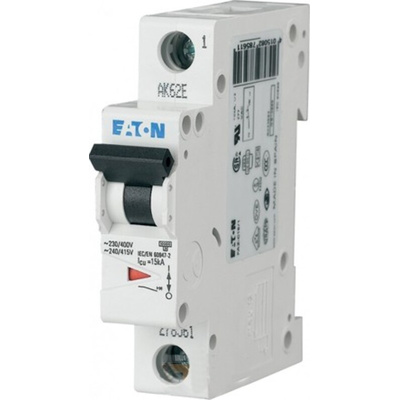 Eaton xEffect MCB, 1P, 500mA Curve C, 240 → 415V AC, 48V DC, 10 kA Breaking Capacity