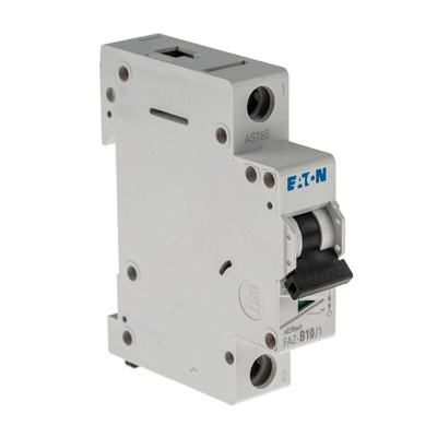 Eaton xEffect MCB, 1P, 10A Curve B, 240V AC, 48V DC, 10 kA Breaking Capacity