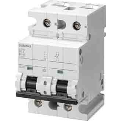 Siemens SENTRON 5SP4 MCB, 2P, 125A Curve C, 400V AC