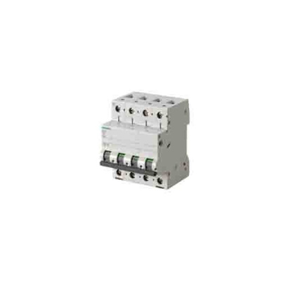Siemens SENTRON 5SL6 MCB, 3P+N, 20A Curve C, 400V AC, 72V DC