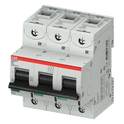 ABB S800PV MCB, 3P, 32A