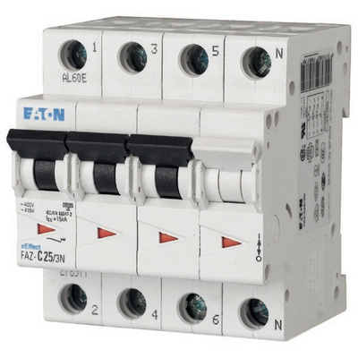 Eaton FAZ MCB, 3P+N, 32A Curve C